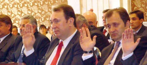 Alexandru Tănase şi Vlad Filat - Sputnik Moldova