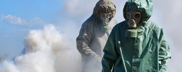 Учения по защите от химического и ядерного заражения - Sputnik Moldova