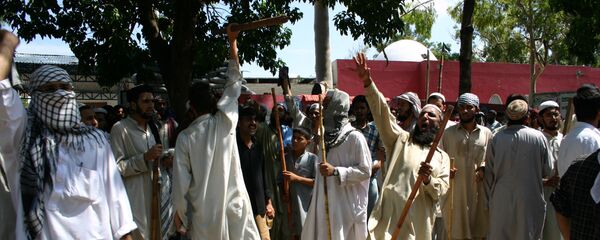 Противостояние радикальных исламистов и сил правопорядка в Исламабаде - Sputnik Молдова