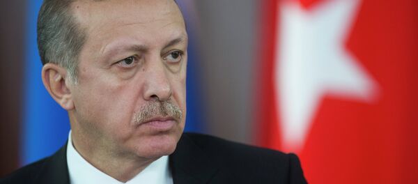 Премьер-министр Турции Реджеп Тайип Эрдоган во время совместной с президентом России Владимиром Путиным - Sputnik Moldova