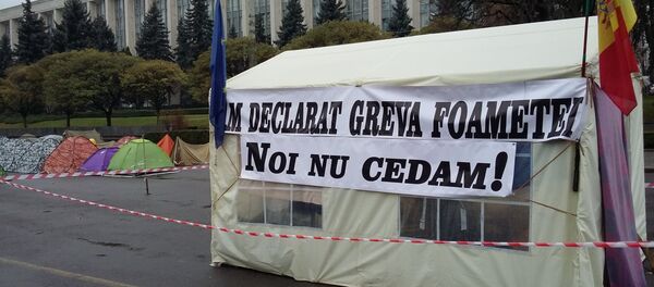 Corturi, Platforma DA, Greva foametei - Sputnik Moldova