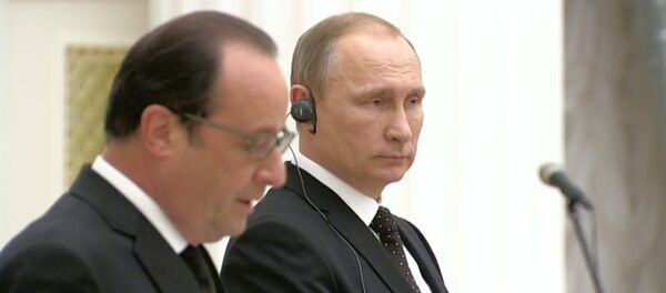 СПУТНИК_Пресс-конференция Владимира Путина и Франсуа Олланда по итогам встречи СПУТНИК_Пресс-конференция Владимира Путина и Франсуа Олланда по итогам встречи - Sputnik Молдова