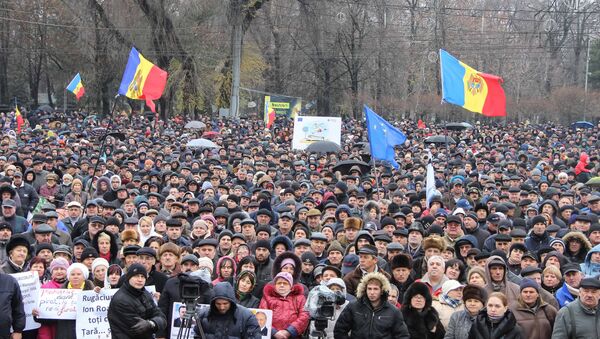 протест платформы ДА - Sputnik Молдова