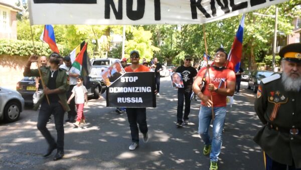 Спутник_Перестаньте демонизировать Россию – митинг у консульства Турции в Сиднее - Sputnik Молдова