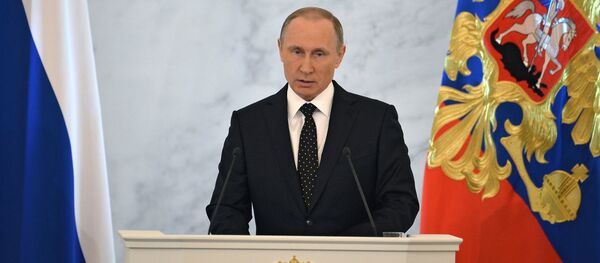 Обращение президента РФ В.Путина с ежегодным посланием к Федеральному Собранию - Sputnik Moldova