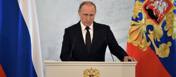 Обращение президента РФ В.Путина с ежегодным посланием к Федеральному Собранию - Sputnik Молдова