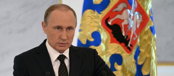 Обращение президента РФ В.Путина с ежегодным посланием к Федеральному Собранию - Sputnik Moldova