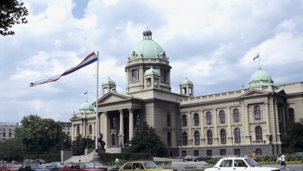 Здание Народной Скупщины (парламента) Югославии - Sputnik Moldova