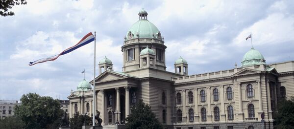 Здание Народной Скупщины (парламента) Югославии - Sputnik Moldova