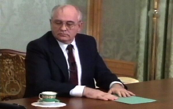 Горбачев покидает Кремль – конец советской эпохи. Съемки 1991 года - Sputnik Молдова