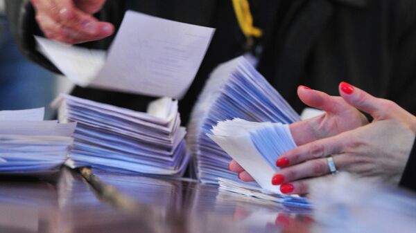 Подсчет голосов на президентских выборах в Армении - Sputnik Moldova-România