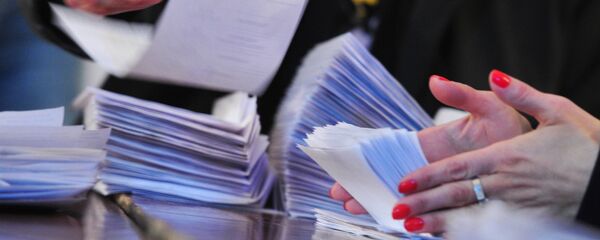 Подсчет голосов на президентских выборах - Sputnik Молдова