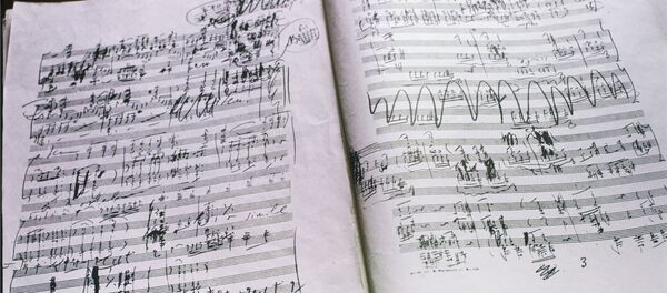Черновые наброски 6-й симфонии П.И. Чайковского - Sputnik Молдова