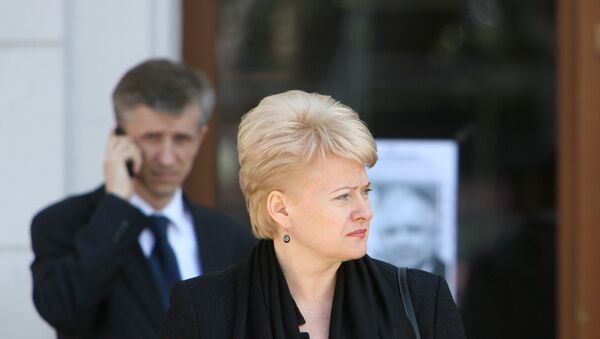 Litauens president Dalia Grybauskaite - Sputnik Moldova-România