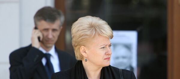 Litauens president Dalia Grybauskaite - Sputnik Moldova-România