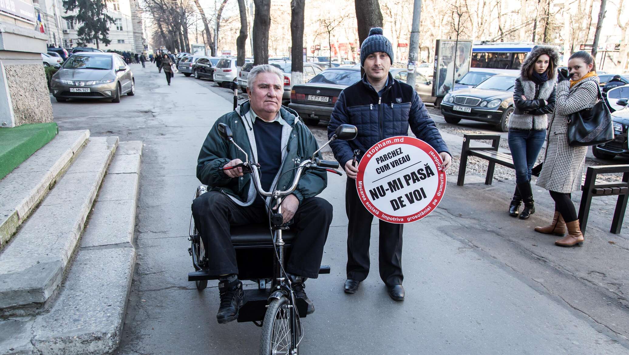 Эксперимент СтопХам: тротуары Кишинева против инвалидных колясок -  18.12.2015, Sputnik Молдова