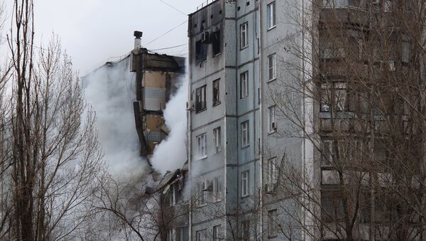 Взрыв бытового газа в многоэтажном доме в Волгограде - Sputnik Молдова