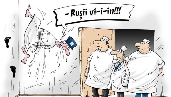 Caricatură Ruşii vin - Sputnik Moldova