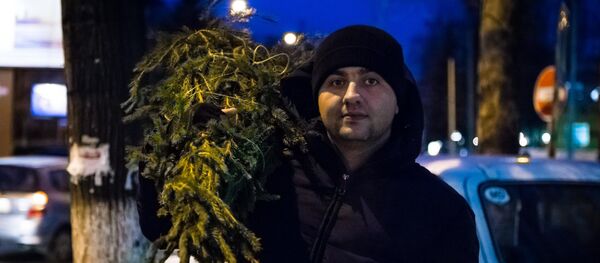 Главное приготовление к встрече Нового года всей семьей - покупка елки. - Sputnik Молдова