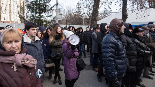 Протест ПСРМ - Sputnik Moldova