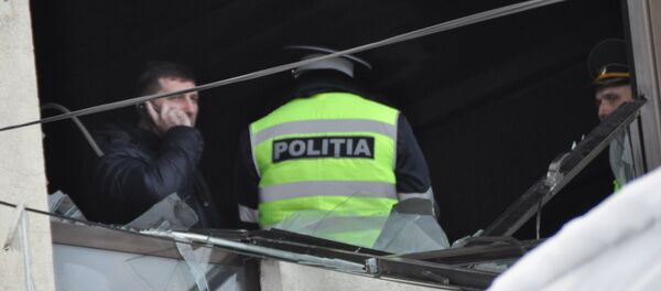 Полиция, расследование, последствия взрыва в центре Кишинева - Sputnik Молдова