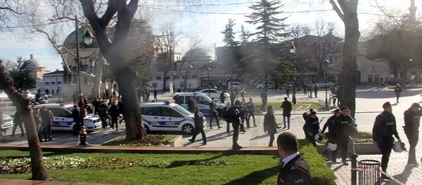 Стамбул, место взрыва - Sputnik Moldova