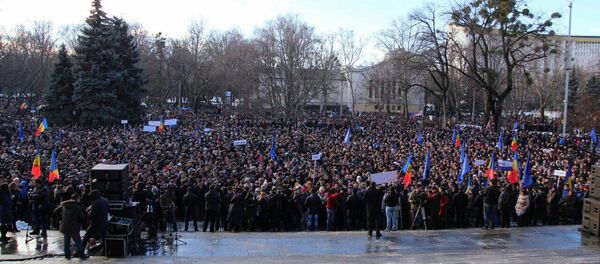 Protest 13.01.2016 - Sputnik Молдова