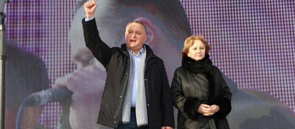 Igor Dodon Zinaida Greceanii - Sputnik Moldova