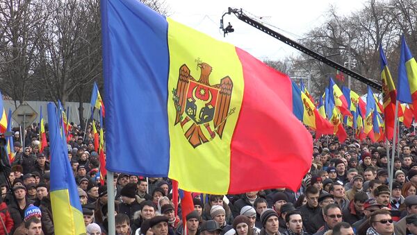 Протесты в Кишиневе сторонников евразийской интеграции, архивное фото - Sputnik Молдова