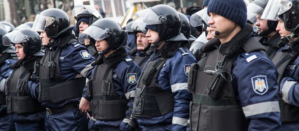 Протест полиция кордон Protest poliție cordon - Sputnik Moldova