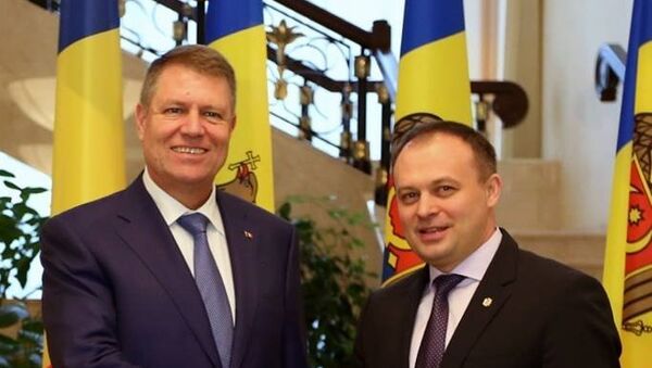 Klaus Iohannis şi Andrian Candu - Sputnik Moldova