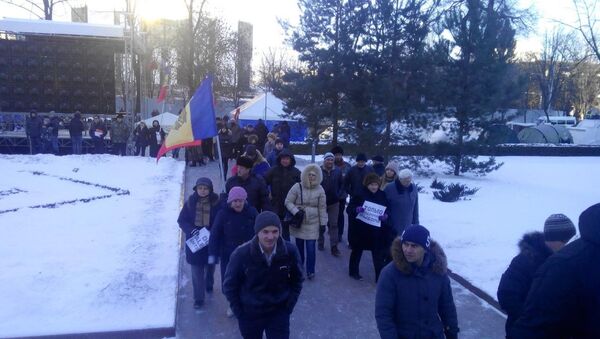 Protest - Sputnik Молдова