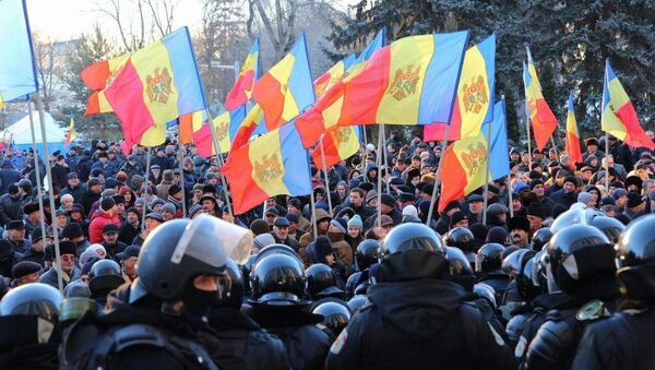 Протесты - Sputnik Молдова