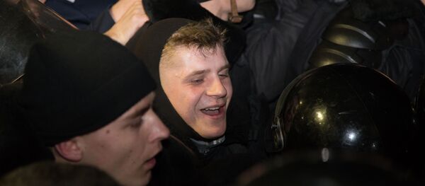 Протест Парламент Молдовы 20.01.2016 Протест Парламент Молдовы 20.01.2016 - Sputnik Moldova