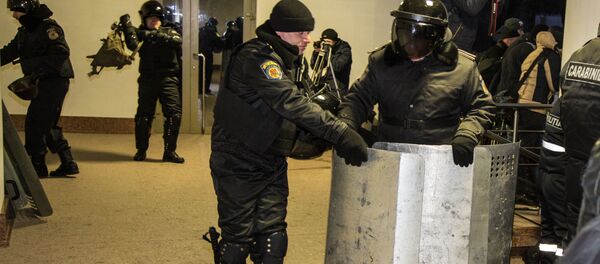 Протест Парламент Молдовы 20.01.2016 - Sputnik Moldova