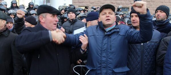 Протест 21.01.2016 Proteste 21.01.2016 - Sputnik Moldova