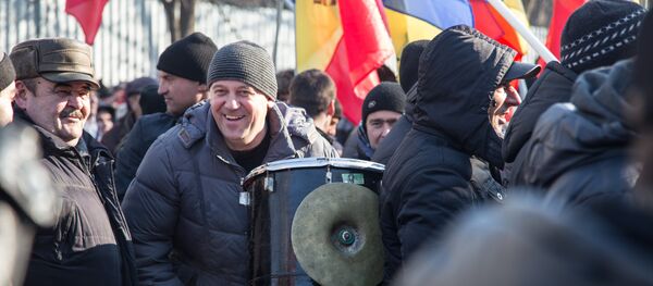 Протест 21.01.2016 Proteste 21.01.2016 - Sputnik Moldova