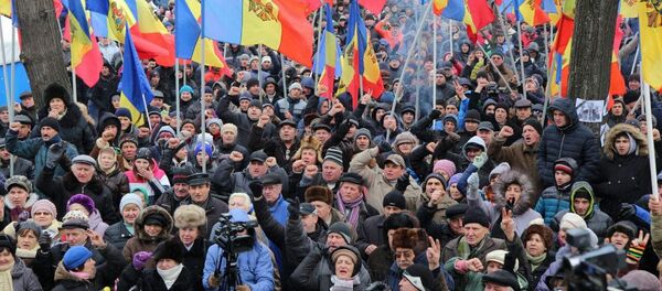 Proteste 22.01.2016 Протест 22.01.2016 - Sputnik Молдова