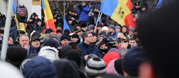 Протест 22.01.2016 - Sputnik Молдова