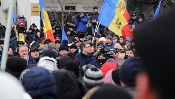 Протест 22.01.2016 - Sputnik Молдова