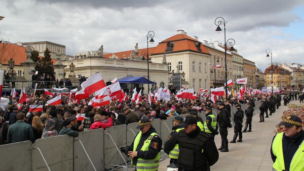 Массовые манифестации в Варшаве. Архивное фото - Sputnik Молдова