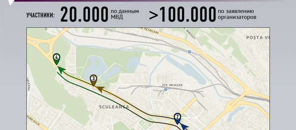 Инфографика. Протесты в Кишинев 24 января. - Sputnik Молдова