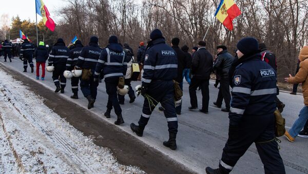 Proteste 24.01.2016 Протест 24.01.2016 - Sputnik Moldova