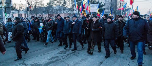 Proteste 24.01.2016 Протест 24.01.2016 - Sputnik Moldova