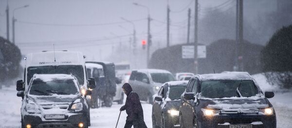 Первый снег в Омске - Sputnik Moldova