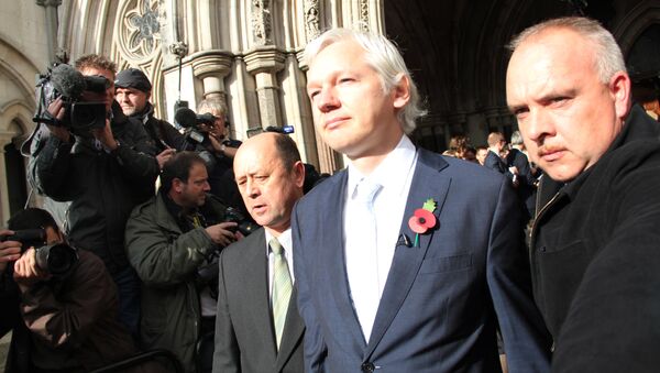 Основатель сайта Wikileaks Джулиан Ассанж. Архивное фото - Sputnik Молдова