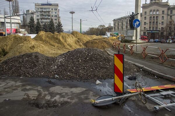 Улицы Кишинева, бесхозяйственность - Sputnik Молдова