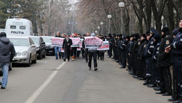 Protest 10/02/2016 Протест - Sputnik Moldova