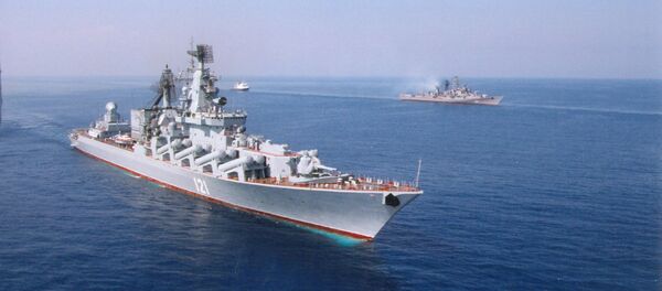 Гвардейский ракетный крейсер Москва - Sputnik Moldova