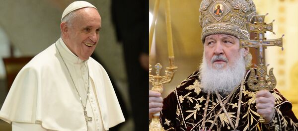 Papa Francesco ed il patriarca di Mosca e di tutte le Russie Kirill Papa Francesco ed il patriarca di Mosca e di tutte le Russie Kirill - Sputnik Moldova